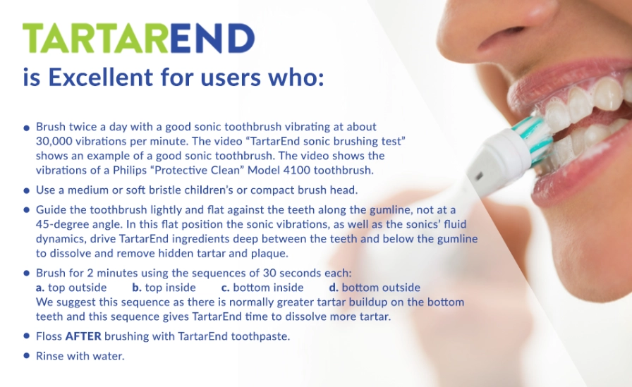 anti-tartar toothpaste ingredients