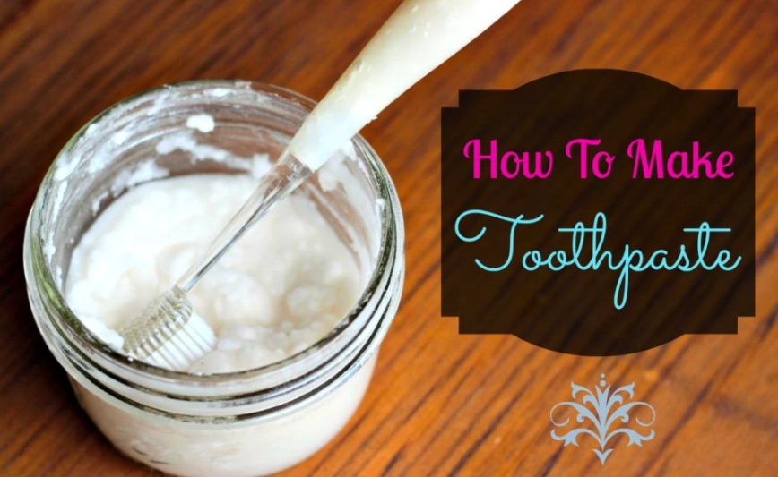 Homemade toothpaste without baking soda